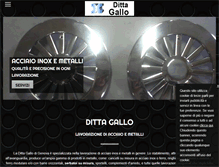 Tablet Screenshot of gallolavorazioneacciaiogenova.com